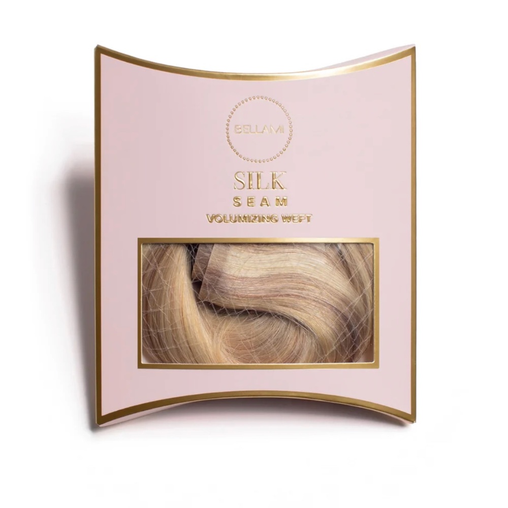 Bellami clip in hair extensions - 20 inch sew in weft